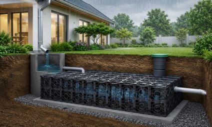 Polypropylene Modular Rainwater Harvesting